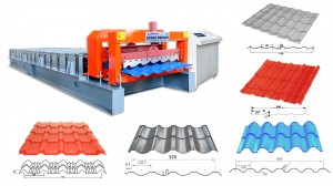 High definition High Speed No Stop Cutting Accurate Corrugated Roof Wall Panel Tile Making Roll Forming Machine