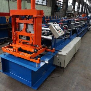 C Purlin Roll Forming Machine with Servo Flying Cut