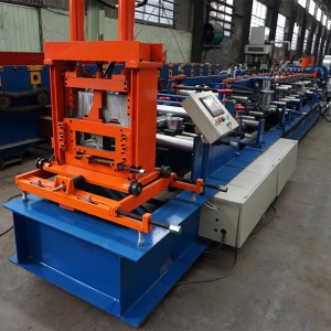 C Purlin Roll Forming Machine with Servo Flying Cut