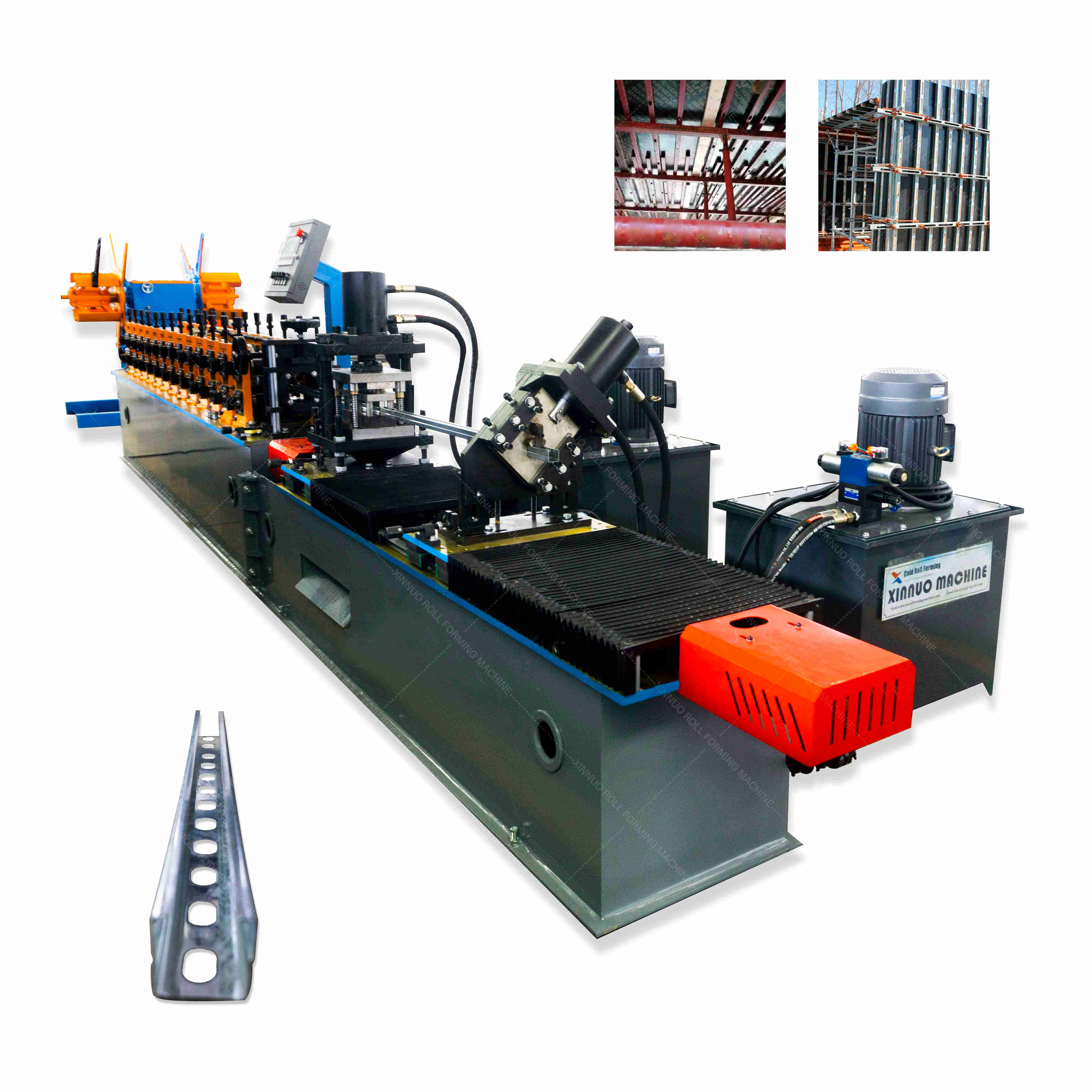 High speed bracket stud keel roll forming machine
