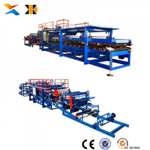 Discount wholesale PU Sandwich Composite Production Line for Roof Panel