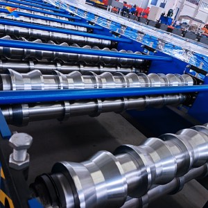 Durable Stainless Steel Trapezoidal Plate Forming Machine With PLC Control