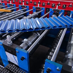 Durable Double Layer Trapezoidal Sheet Roll Forming Machine with Long Service Life