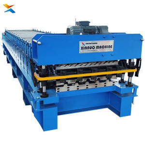 Double Deck Single Sheet Roll Forming Machine