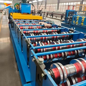 Galvanized Steel Floor Deck Machine | Hydraulic Punching & Cutting Decking Panel Roll Forming Equipment