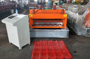 Super Lowest Price Xn long span glazed roof sheet cold roll forming machine