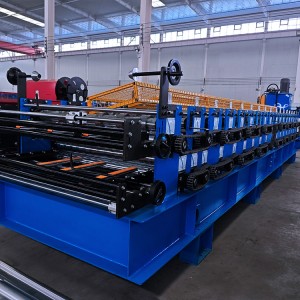 High Precision Double Layer Single Plate Roll Forming Machine for Metal Sheet