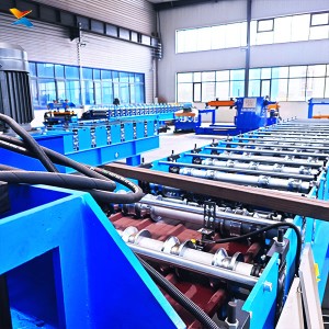 Galvanized Steel Trapezoidal Roof Panel Roll Forming Machine High Speed