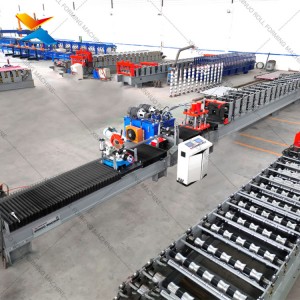 solar photovoltaic support roll forming machine