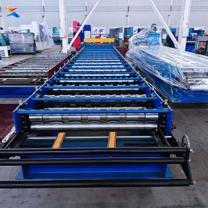 Factory Direct Supply Trapezoidal Roof Panel Roll Forming Machine