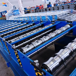 Full Automatic Trapezoidal Sheet Roll Forming Machine For Roof And Wall Panel