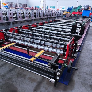 Custom Design Trapezoidal Single Panel Roll Forming Machine For Construction