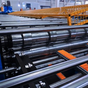 High Precision Double Layer Single Plate Roll Forming Machine for Metal Sheet