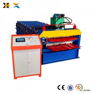 double layer roll forming machine roof sheet roll forming machine wellding Tile Making Machinery