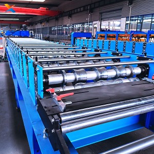 Galvanized Steel Trapezoidal Roof Panel Roll Forming Machine High Speed