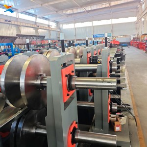 High Speed C Section Steel Purlin Cold Roll Forming Machine