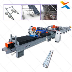 solar photovoltaic support roll forming machine