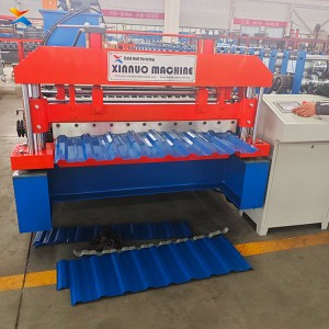 Special Deep Mold Design Protect Resilience Rubber Plastic Cotton Board Press Machine Insulated Metal Tile Roll Forming Machine