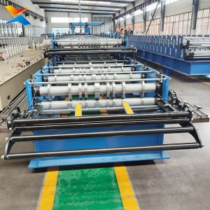 Heavy-Duty Floor Deck Machine | 45# Steel Rollers | Gearbox Transmission