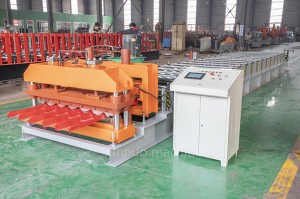 China Factory for Corner Forming Machine -
 glazed tile roll forming machine – Xinnuo