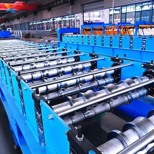 Galvanized Steel Trapezoidal Roof Panel Roll Forming Machine High Speed