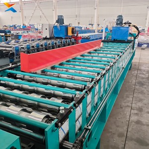 Color Steel Trapezoidal Panel Roll Forming Machine