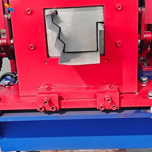 PLC Control Automatic Rain Gutter Machine Steel Aluminum Gutter Making Machine Roof Drainage Gutter Roll Forming Machine