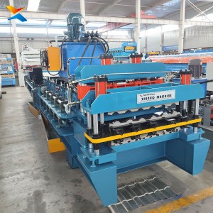 High Efficiency Step Tile Roll Forming Machine | Energy-Saving Roof Panel Making Machine with PLC Control