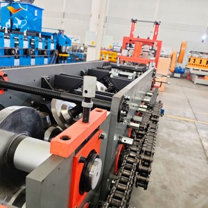 Galvanized Steel C Purlin Making Machine | Adjustable C U Channel Roll Former with Hydraulic Cutter