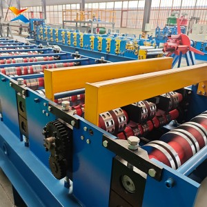 Galvanized Steel Floor Deck Machine | Hydraulic Punching & Cutting Decking Panel Roll Forming Equipment