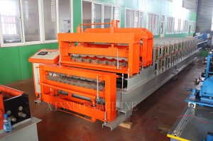 Trending Products high output corrugated and glazed three layer roll forming machine