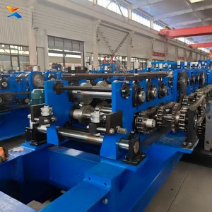 PLC Control CZ Purlin Roll Forming Machine High Speed
