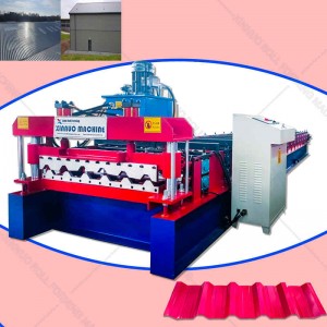 Brazil new trend roof tile roll forming machine