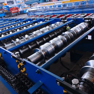 CE Certified High Efficiency Trapezoidal Profile Cold Roll Forming Machine