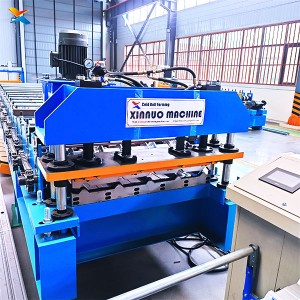 Galvanized Steel Trapezoidal Roof Panel Roll Forming Machine High Speed