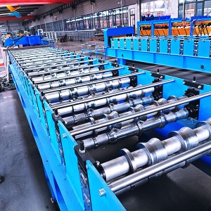 Galvanized Steel Trapezoidal Roof Panel Roll Forming Machine High Speed