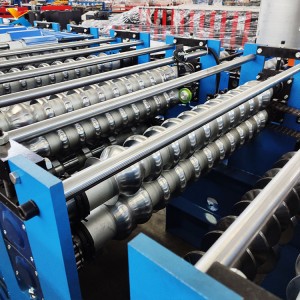 Double Deck Single Sheet Roll Forming Machine
