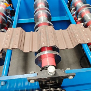 Galvanized Steel Floor Deck Machine | Hydraulic Punching & Cutting Decking Panel Roll Forming Equipment