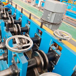Gear Box Driven Stud Track Machine | No-Stop Cutting Drywall Channel Roll Former