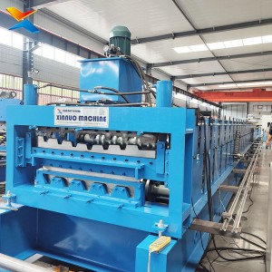 Heavy-Duty Floor Deck Machine | 45# Steel Rollers | Gearbox Transmission
