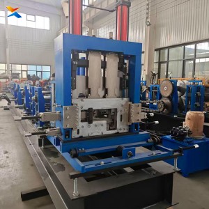 PLC Control CZ Purlin Roll Forming Machine High Speed