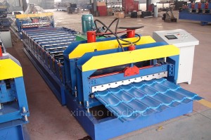 Super Lowest Price Xn long span glazed roof sheet cold roll forming machine