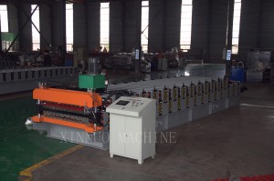 Bottom price Highway Guardrail Double Layer C Purlin Roofing Sheet Deck Roll Floor Embossing Frame Tracking Cutting Roofing Sheet Roll Forming Machine with ISO/SGS/CE/BV