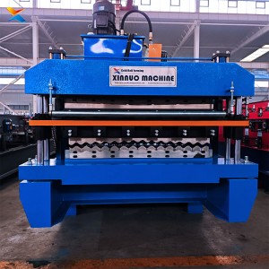 High Speed Double Layer Roll Forming Machine for Roof & Wall Panels