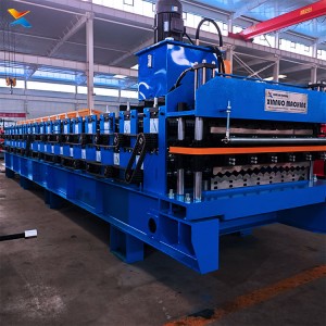 Double deck roll forming machine