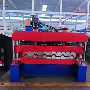 Custom Design Trapezoidal Single Panel Roll Forming Machine For Construction