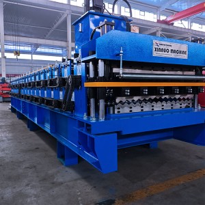 CE Certified Automatic Double Layer Cold Roll Forming Machine with PLC Control