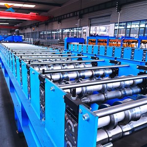 Galvanized Steel Trapezoidal Roof Panel Roll Forming Machine High Speed