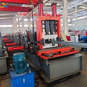 Hydraulic Cutting C Section Steel Purlin Forming Machine