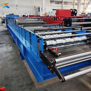 Roof Wall Double Layer Single Panel Roll Forming Machine